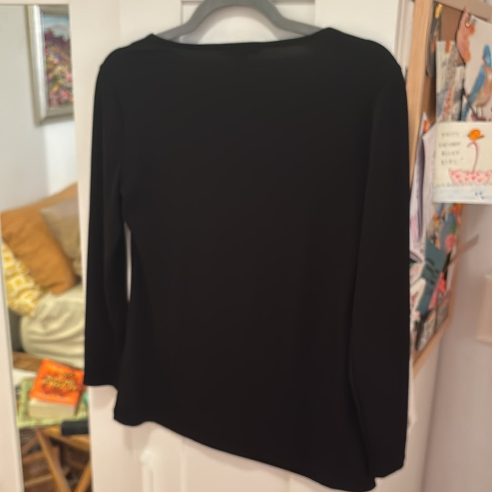 Banana Republic Black Boatneck Blouse - Picture 4 of 5
